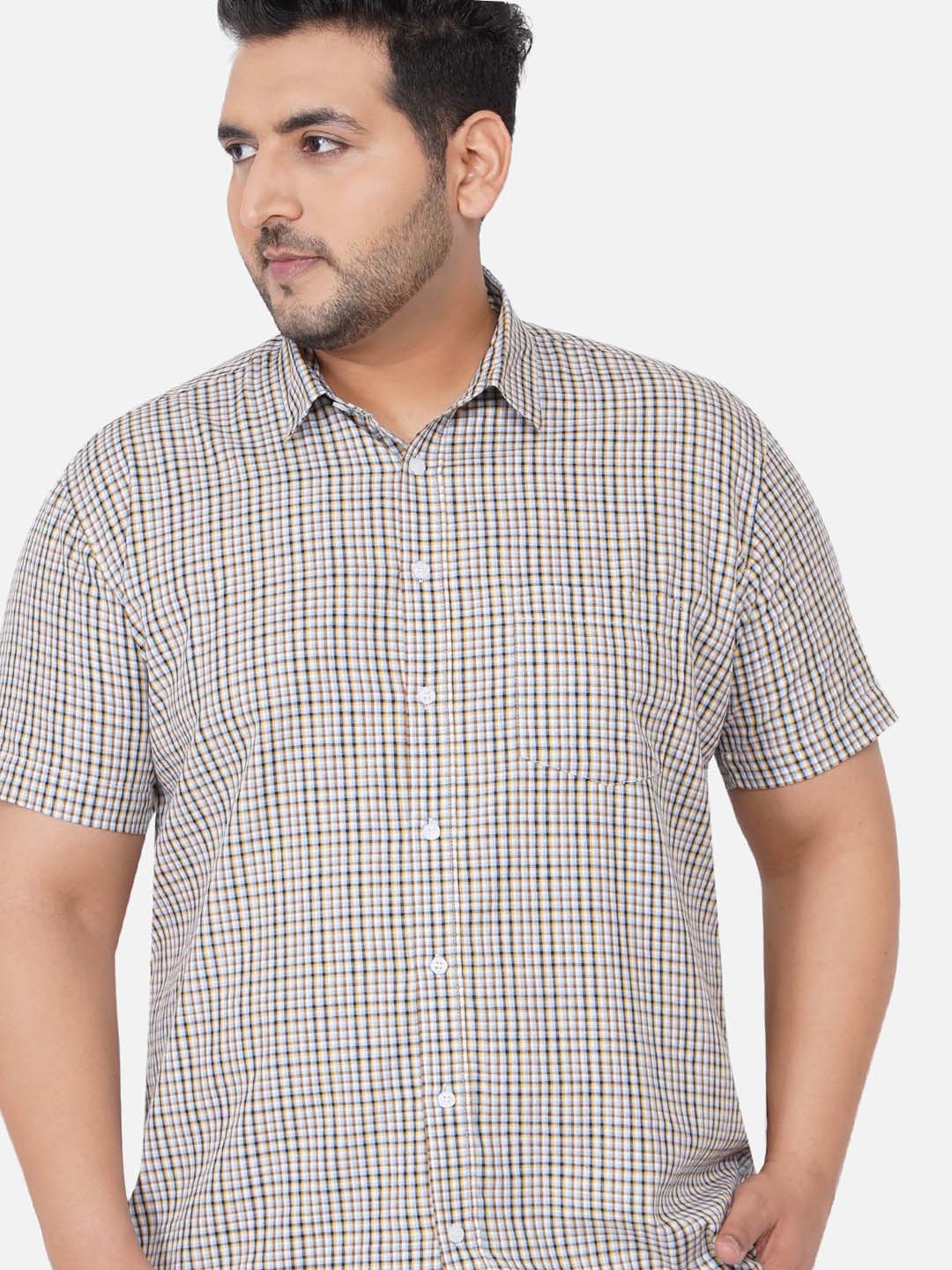 The Beige Chequered - Shirt