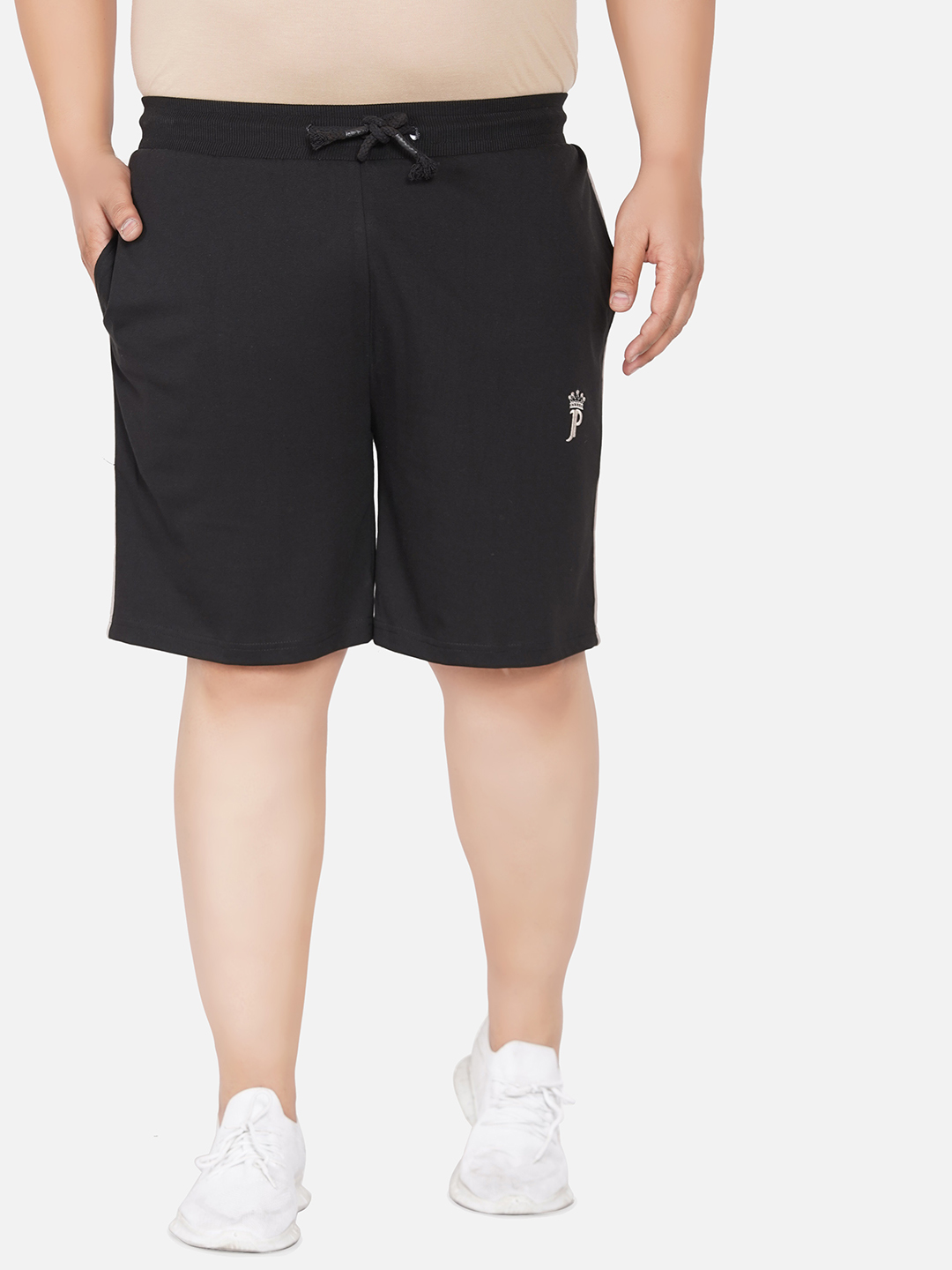 Knight Black Knitted Shorts