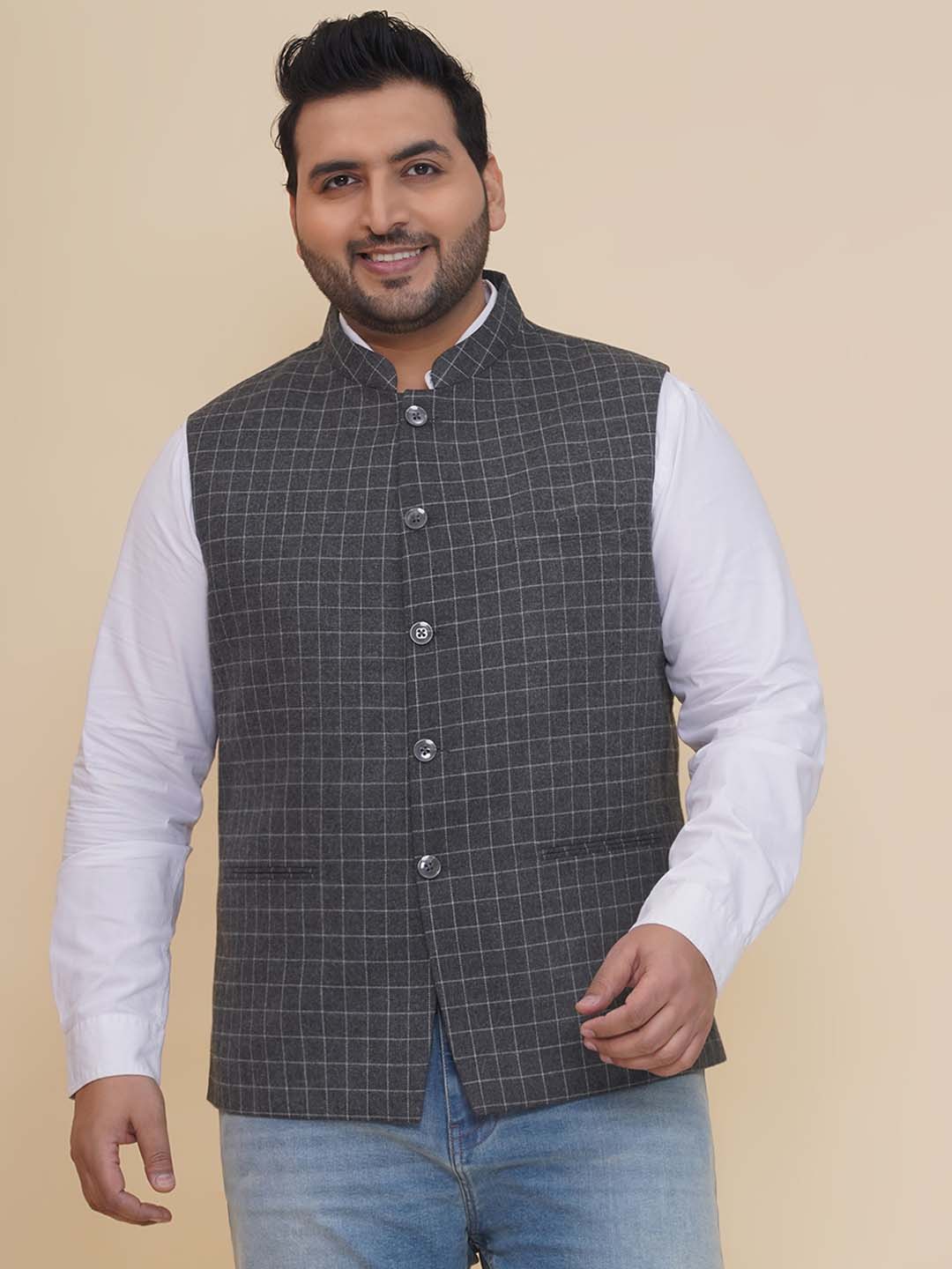 Dim Grey Nehru Jacket