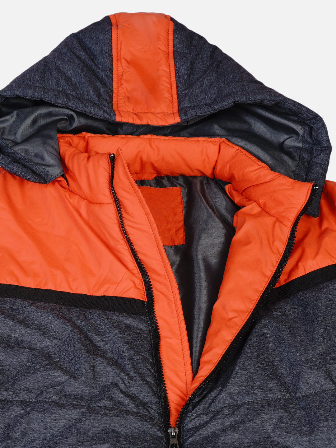 Colorblocked Jacket with Deatchable Hood